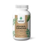 VITA1 Ashwagandha 100% Wurzel-Extrakt – 120 Kapseln – 650 mg Premium-Rohstoff- mit 10% Withanolide  